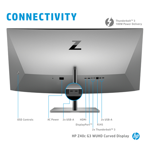 HP Z40c G3 WUHD Curved Display – image 4