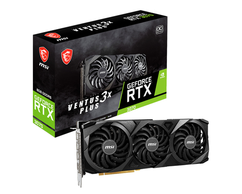 MSI VENTUS GeForce RTX 3070 3X PLUS 8G OC LHR NVIDIA 8 GB GDDR6