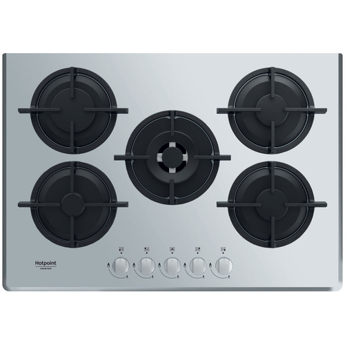 Hotpoint HAGD 72S/SL Серебристый Встроенный 73 cm Газовый 5 зона(ы)