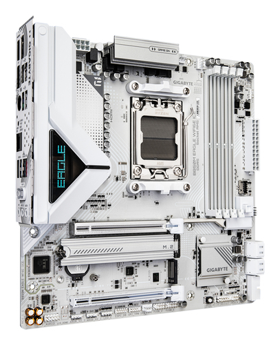 Gigabyte B850M Eagle WIFI6E Ice Amd Ryzen AM5 DDR5 mATX Motherboard - image 3