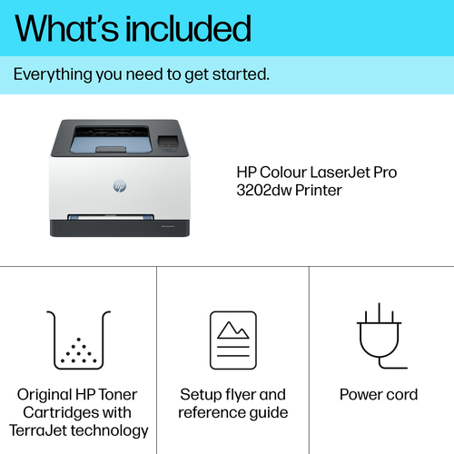 HP Color LaserJet Pro 3202dw A4 Wireless Colour Laser Printer - image 5