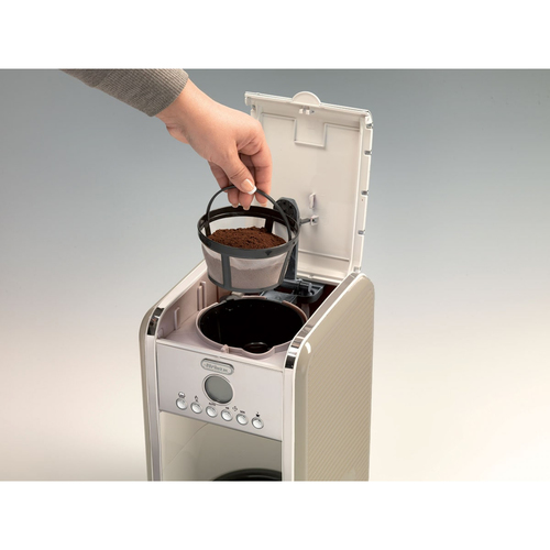 Polti 1342, Filter Coffee Maker, Tempered Glass Coffee Pot, Capacity up to 12 Cups, 24-Hour Programmable Timer, Auto Power Off, 2000W, Beige/Cream - Ariete - image 3