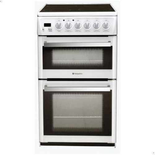 Hotpoint EW48P cooker Freestanding cooker Electric Ceramic hob White