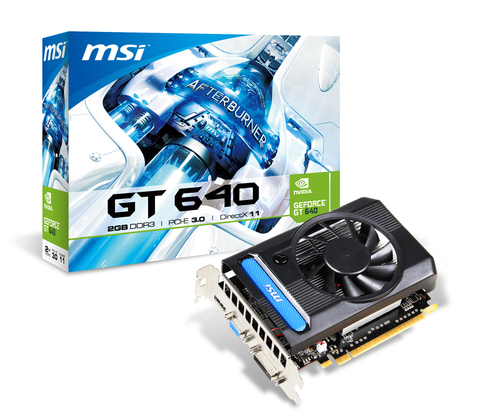 MSI N640-2GD3 graphics card NVIDIA GeForce GT 640 – image 2