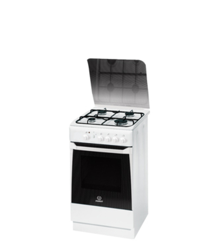 Indesit KN1G2S(W)/I cooker Freestanding cooker Natural gas Gas White