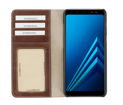 Mobiparts Excellent Wallet Case Samsung Galaxy A8 (2018) Oaked Cognac – image 4