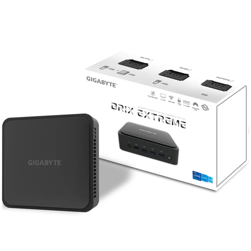 GIGABYTE GB-BEI7H-1260-BWUS PC/workstation barebone Black i7-1260P