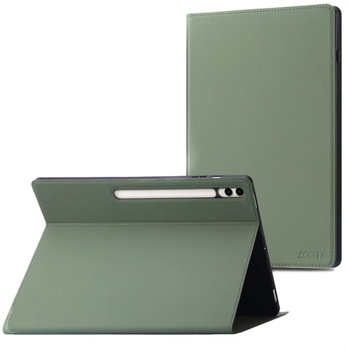 Accezz Classic Tablet Case Samsung Galaxy Tab S10 Plus / Tab S9 Plus / Tab S9 Plus FE - Groen
