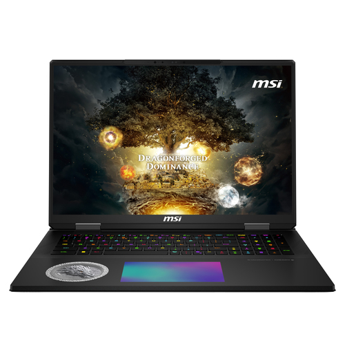 MSI Titan 18 HX DRAGON EDITION NORSE MYTH A2XWJG-401IT Intel Core Ultra 9 285HX Ноутбук 45,7 cm (18") UHD+ 96 GB DDR5-SDRAM 6 TB Твердотельный накопитель (SSD) NVIDIA® GeForce RTX™ 5090 Laptop GPU Wi-Fi 7 (802.11be) Windows 11 Pro Черный