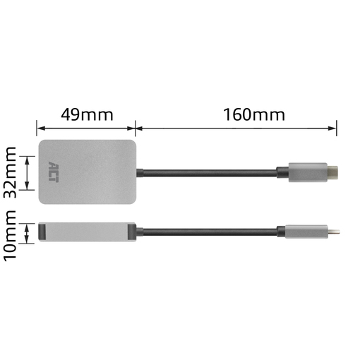 ACT USB-C kaartlezer voor SD en microSD, afbeelding 8