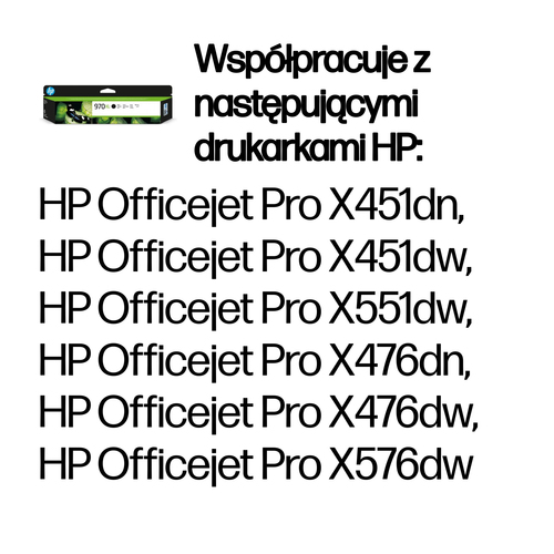 HP 970XL oryginalny wkład atramentowy czarny XL CN625A