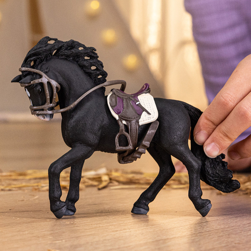 Schleich Horse Club - Pura raza española-hengst met accessoires speelfiguur, afbeelding 2