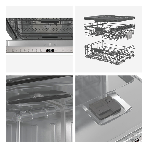 Hisense HV673B60 dishwasher Fully built-in 16 place settings – image 5
