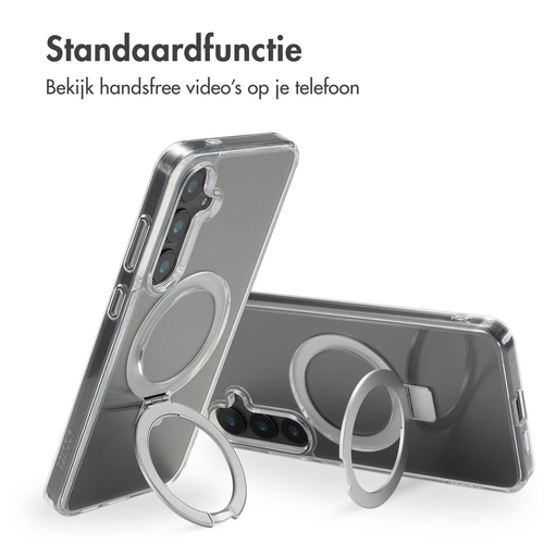 Accezz Ring Stand Backcover met MagSafe Samsung Galaxy S24 Plus - Transparant, afbeelding 3