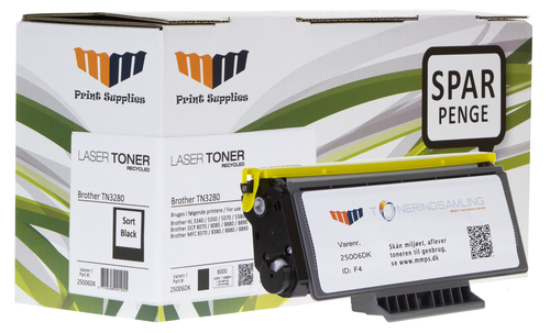 MM Black Laser Toner - Brother TN3280 - For Brother DCP / HL / MFC – image 1