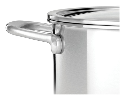 KitchenAid Multi-Ply Stainless Steel Casserole with Lid in Silver Size: 24cm - Silver - image 3