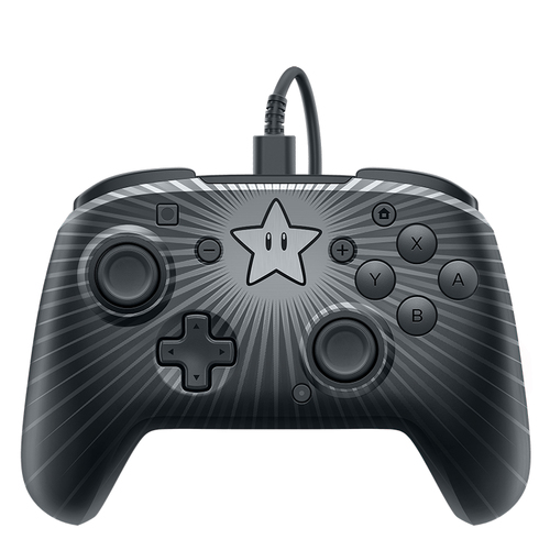 PDP Faceoff Wired Pro Controller- Star Mario
