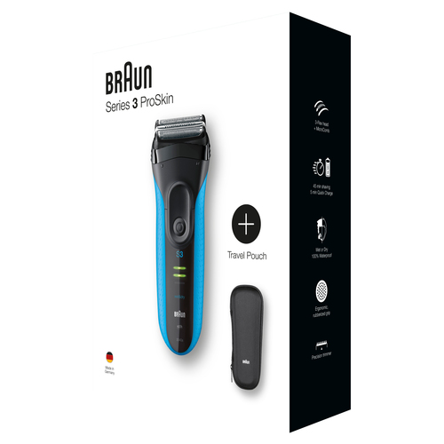 Braun 81703341 men's shaver Foil shaver Black, Blue – image 3