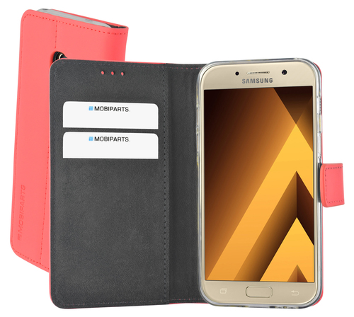 Mobiparts Premium Wallet TPU Case Samsung Galaxy A3 (2017) Peach Pink – image 1