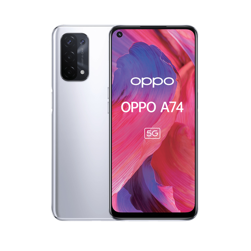 Oppo A74 5G 107000287 smartphone 16.5 cm (6.5") Dual SIM Android 11 USB Type-C 6 GB 128 GB 5000 mAh Silver
