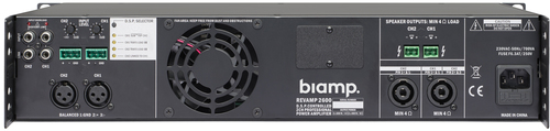 Biamp Commercial Audio REVAMP2600 2.0 channels Performance/stage Black – image 2