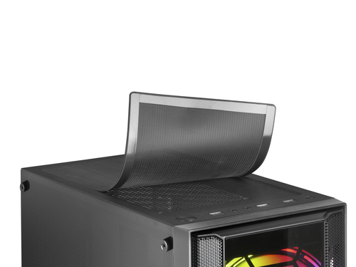 Mars Gaming MC500 ATX PC Case 2 XXL FRGB Fans Window and Grilles Black – image 4