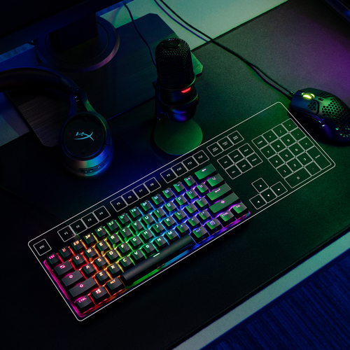 HyperX Alloy Origins 60 Mechanical Gaming Keyboard – Ultra-Compact 60% Layout, Red Switches, Pbt Keycaps, Rgb Backlit, Side-Printed Functions, Ngenuity Compatible, New - image 4