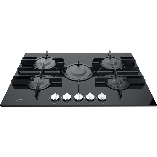 Hotpoint FTGHG 751 D/H(BK) Черный Встроенный 75 cm Газовый 5 зона(ы)