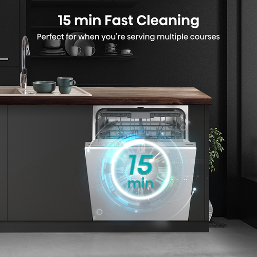 Hisense HV643D60UK dishwasher Fully built-in 16 place settings – image 5