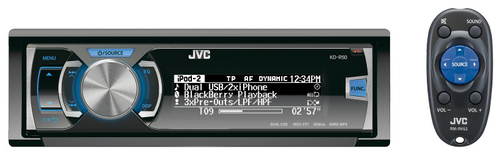 JVC KD-R50E car media receiver Black