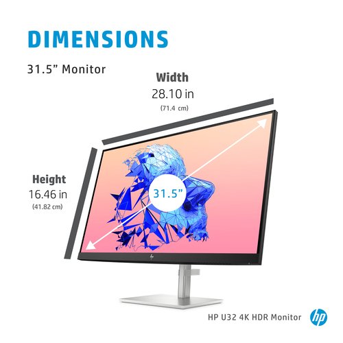 HP U32 4K HDR Monitor – image 7