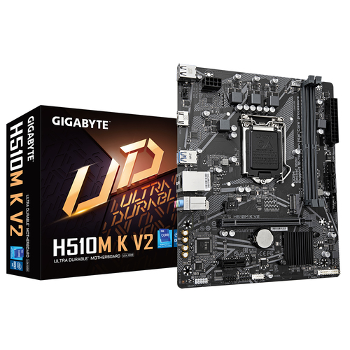 GIGABYTE H510M K V2 материнская плата Intel H470 Express LGA 1200 (Socket H5) Микро ATX