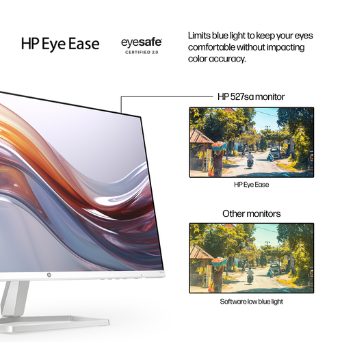HP Series 5 527sa Full HD 27" Ips LCD Monitor - White - image 6
