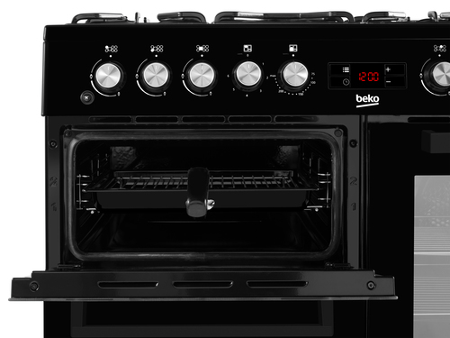 Beko KDVF100K 100cm Double Oven Range Cooker with 7 Burner Gas Hob – image 4