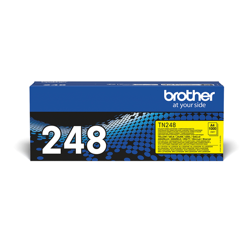 Original Brother TN248Y Yellow Toner Cartridge - image 1