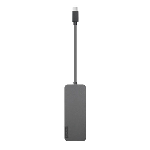 Lenovo 4X90X21427 хаб-разветвитель USB 3.2 Gen 2 (3.1 Gen 2) Type-C 20000 Мбит/с Серый