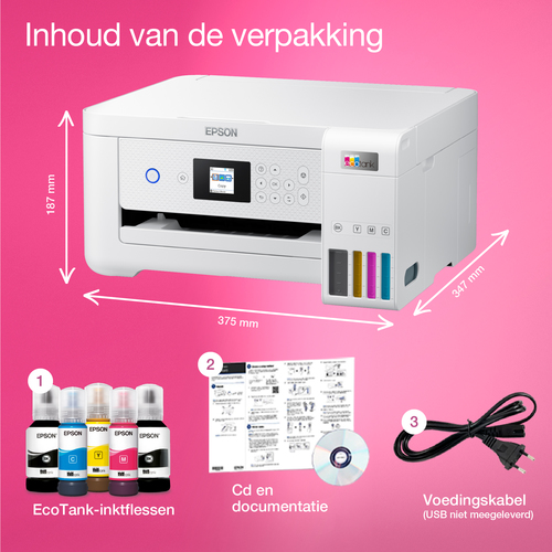 Epson EcoTank ET-2856 - Multifunctionele printer, afbeelding 3