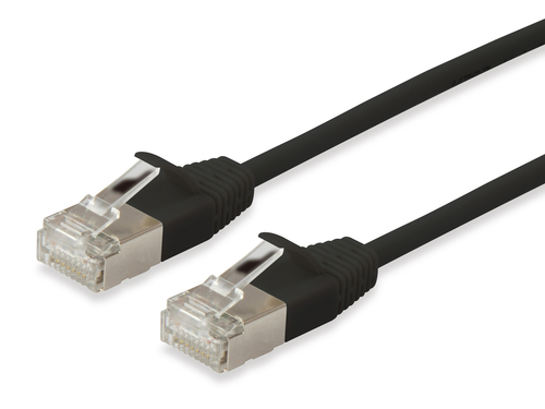 Equip 606128 сетевой кабель Черный 7,5 m Cat6a F/FTP (FFTP) Плоский