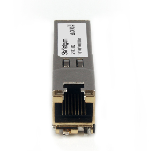 StarTech.com Cisco SFP-GE-T Compatible SFP Module - 1000BASE-T - Mbps SFP to RJ45 Cat6/Cat5e Transceiver - 100m SFP (mini-GBIC) transceiver modul – billede 3