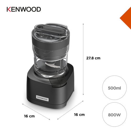 Kenwood DuoPrep 2-in-1 CHP80.00BK 800 Watt Chopper - Silver - image 5