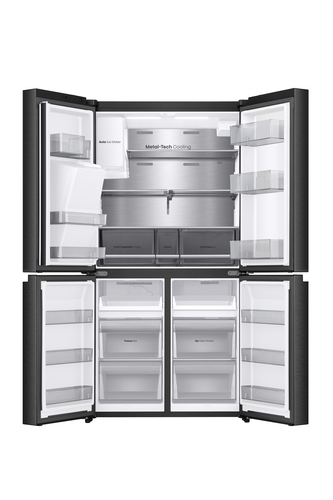 Hisense RQ600P5SBE PureFlex American Fridge Freezer - E Rated - Black Steel – image 2