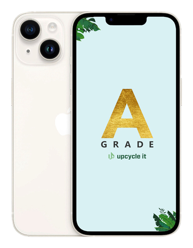 upcycle it Apple iPhone 14 (Refurbished) A 15,5 cm (6.1") Две SIM-карты iOS 17 128 GB Белый Восстановленный товар