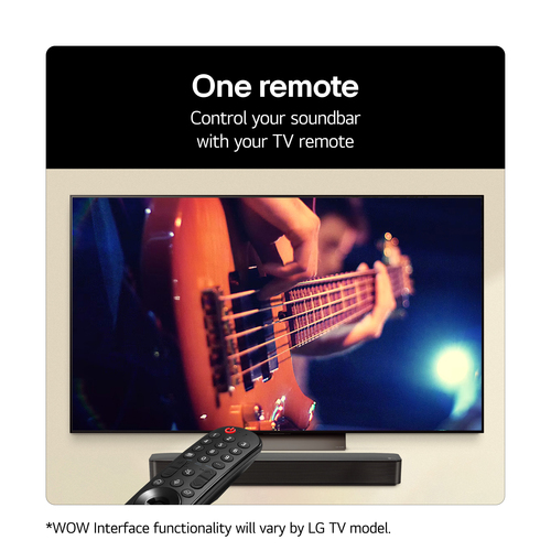 LG 2.0 channel SQM1 2.0 Soundbar - Black - image 6