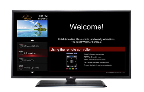 LG 49LX560H TV 124.5 cm (49") Full HD Black 214 cd/m²