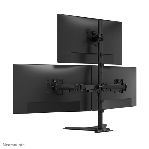 Neomounts DS45-600BL2-1 Monitorstandaard voor drie schermen 10-32" monitorarm, afbeelding 4