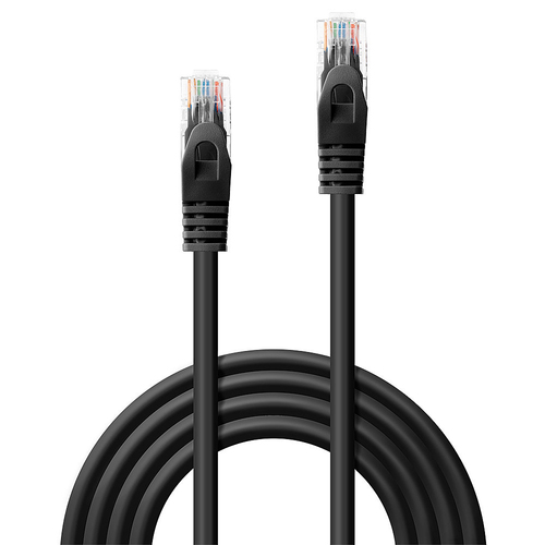 Lindy Patchkabel Cat6 U/UTP Basic zwart 0.30m, afbeelding 3