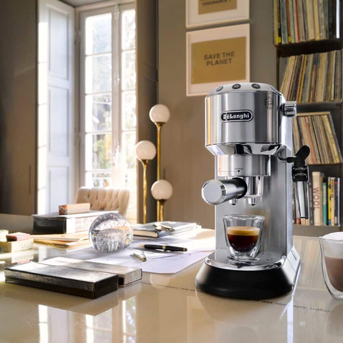 Delonghi Dedica Style Pump Espresso Coffee Machine- Silver - Metal - image 6