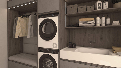 Haier HD90-B939E-DF tumble dryer Freestanding Front-load – image 6