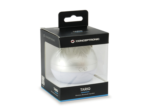 Conceptronic TARIQ Wireless Bluetooth Speaker, silver – image 3
