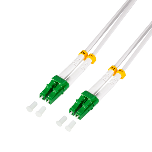 LogiLink Steel armored fiber patch cable OS2, Duplex LC/APC - LC/APC, 2.0 m